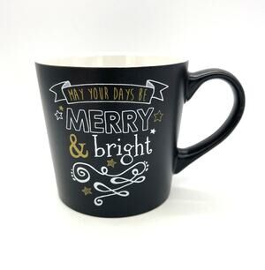 Boston Warehouse Trading Co Christmas Mug Merry & Bright